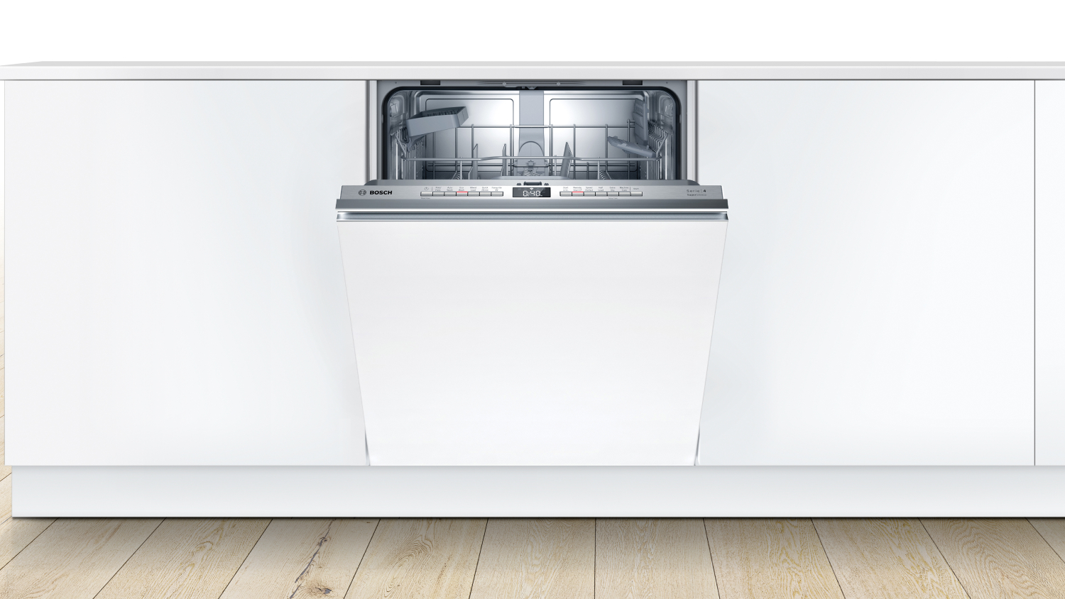 Bosch 14 Place Setting Dishwasher - Fully Integrated with 6 Programs - Panel Ready (Series 4/SMV4HTX01A)