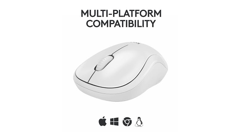 Logitech M240 Silent Wireless Mouse - Off White