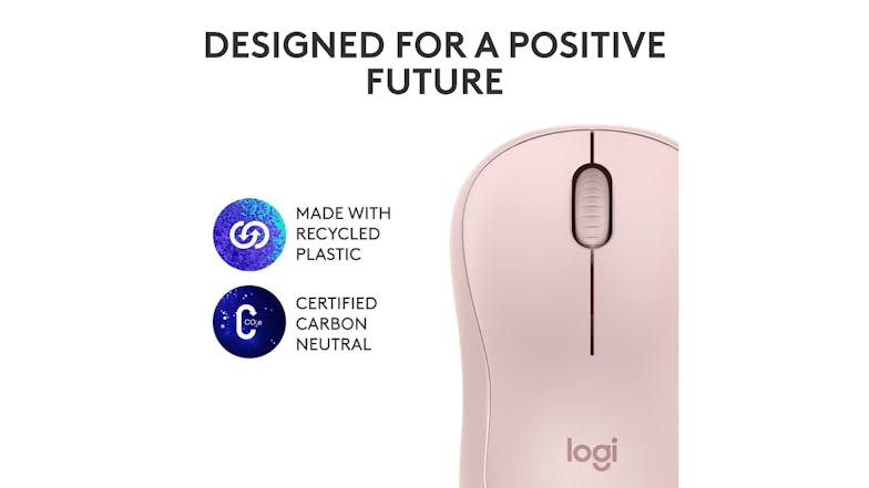 Logitech M240 Silent Wireless Mouse - Rose