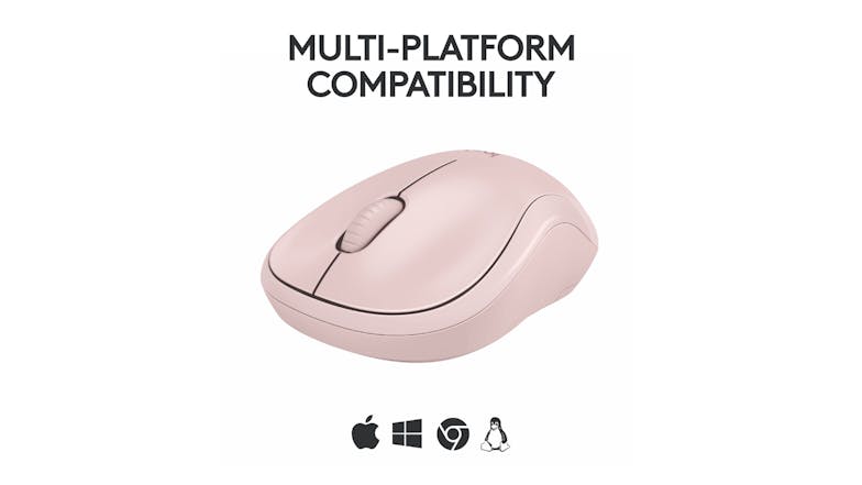 Logitech M240 Silent Wireless Mouse - Rose