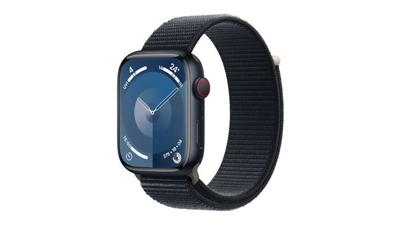 Apple Watch Series 9 - Midnight Aluminium Case with Midnight Sport Loop (45mm, GPS, Bluetooth)