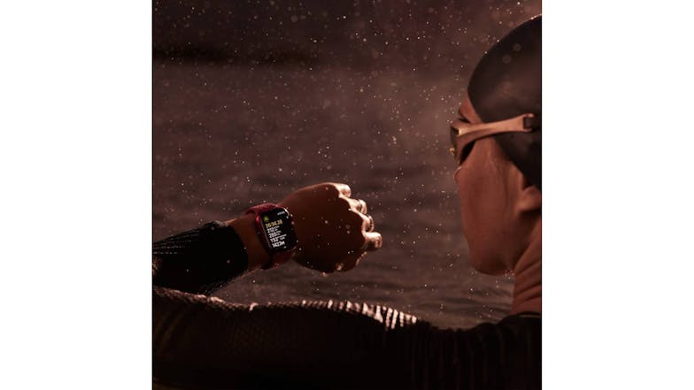 Apple Watch Series 9 - Starlight Aluminium Case with Starlight Sport Band (41mm, Cellular & GPS, Bluetooth, Medium-Large Band)