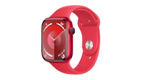 Apple Watch Series 9 - (PRODUCT)RED Aluminium Case with (PRODUCT)RED Sport Band - S/M (45mm, Cellular & GPS, Bluetooth)