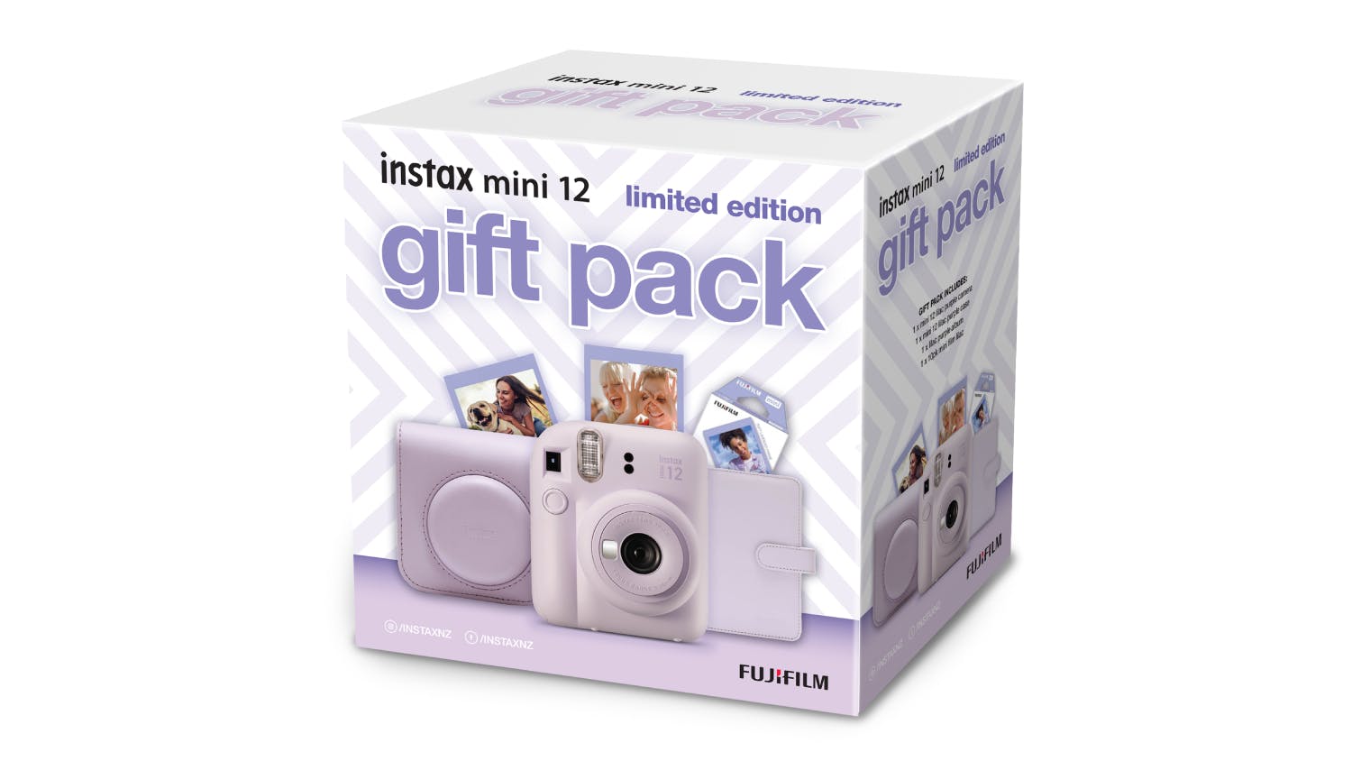 FUJIFILM INSTAX MINI 12 Instant Film Camera Purple Includes