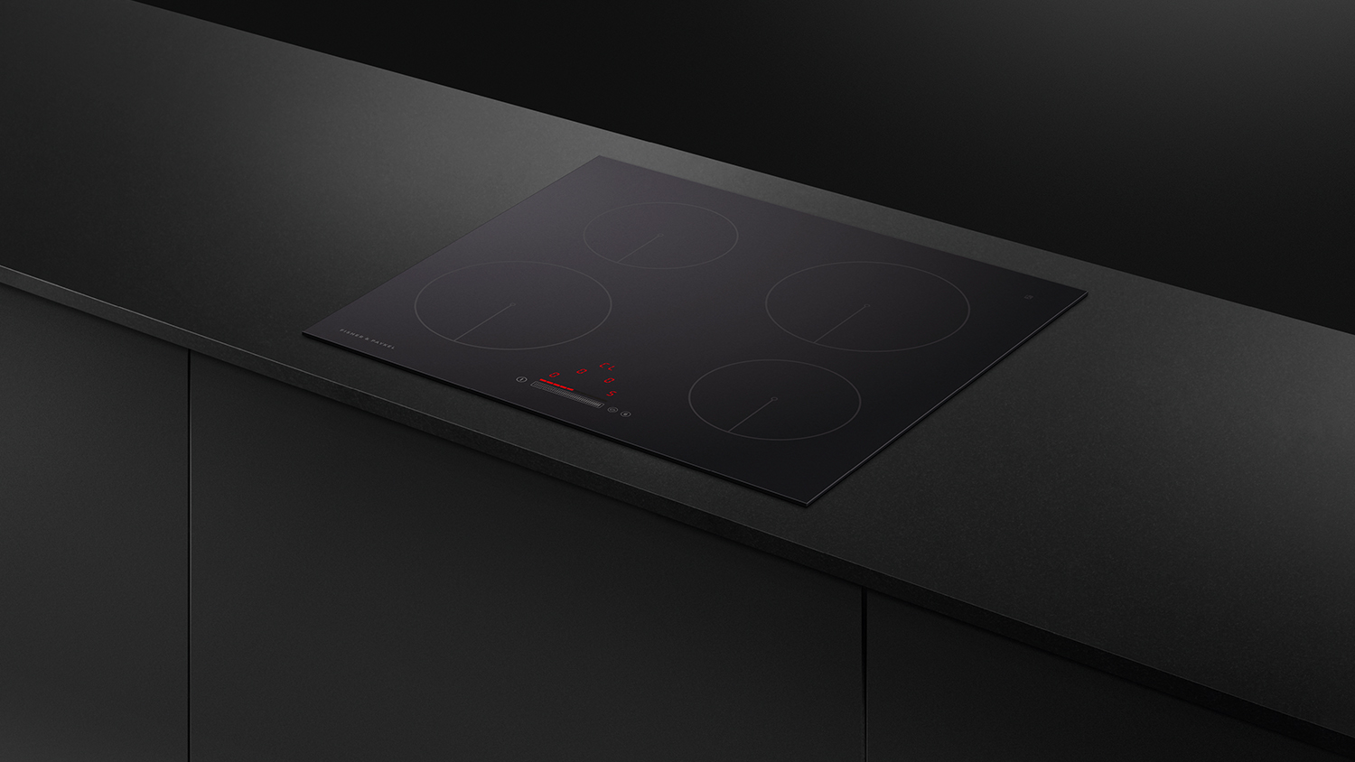 Fisher & Paykel 60cm 4 Zone Induction Cooktop with Low Current - Black Glass (Series 7/CI604CTPB1)
