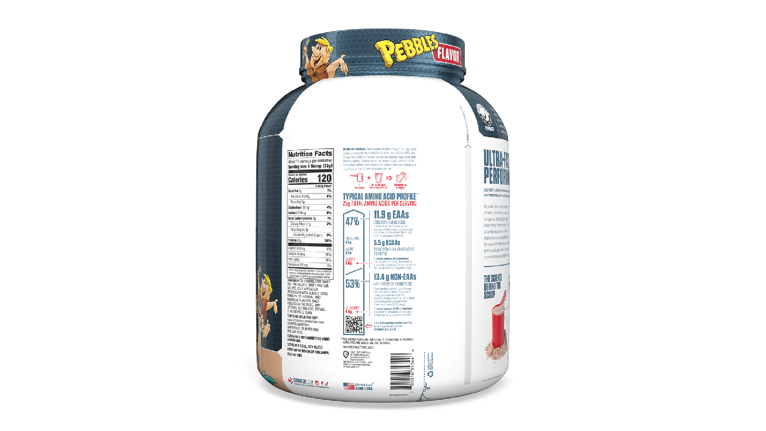 Dymatize ISO100 Isolate Whey Protein Supplement Cocoa Pebbles (70 srv.) Harvey Norman New