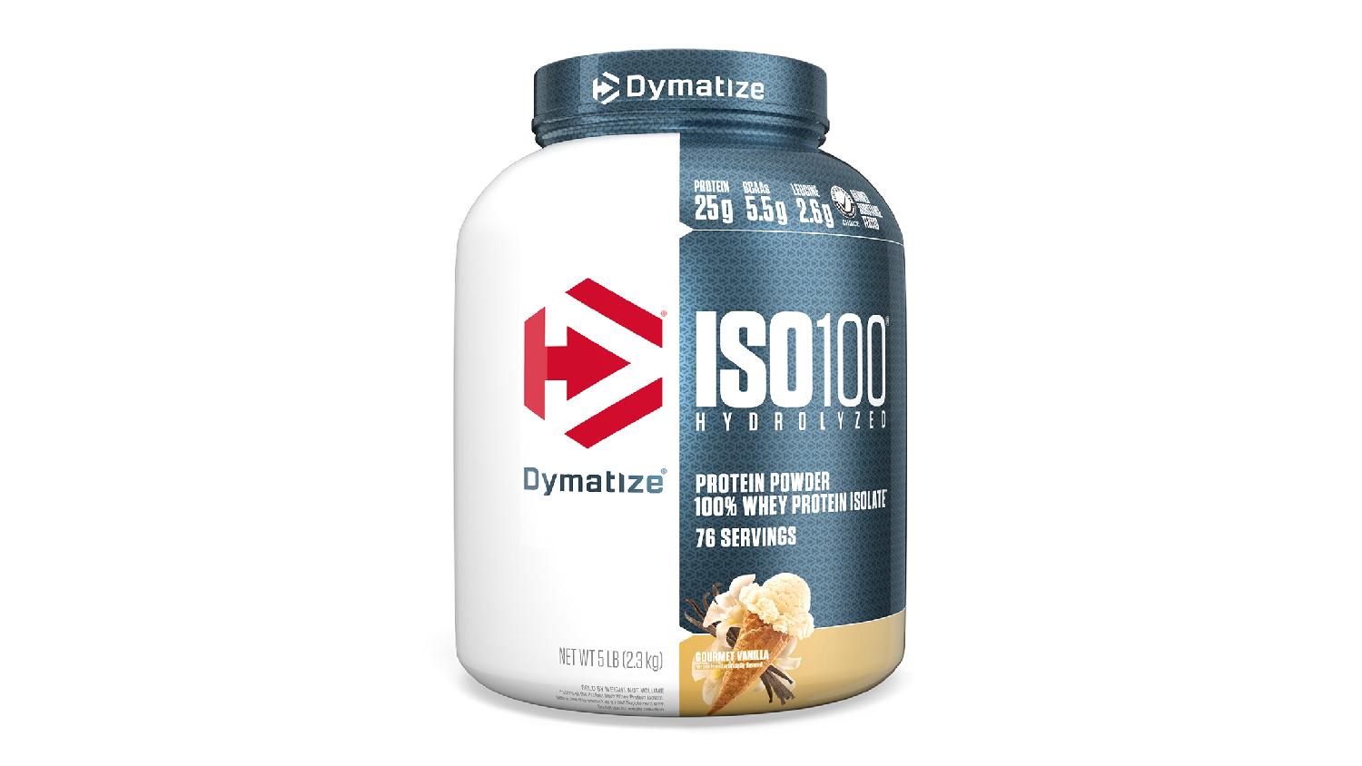 Dymatize ISO-100 Isolate Whey Protein Suppliment - Gourmet Vanilla (70 srv.)
