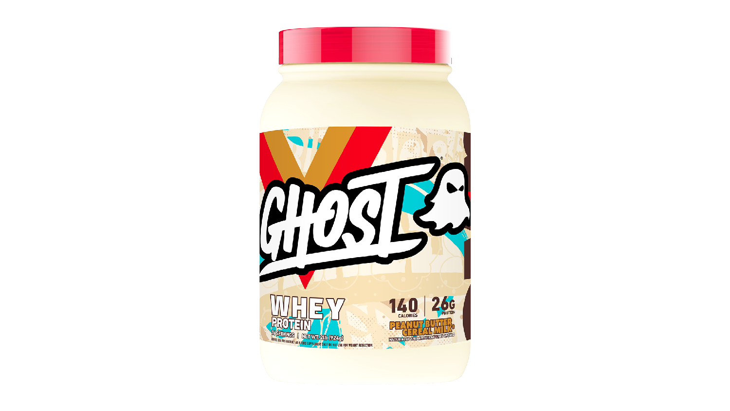 Ghost Whey Protein Supplement Peanut Butter Cereal Milk (25 srv