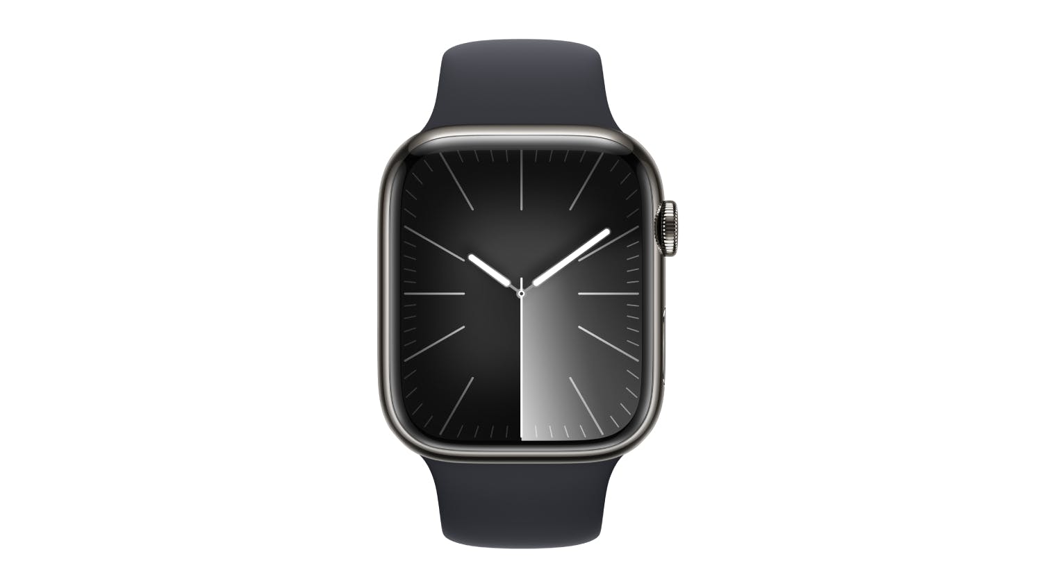 Apple Watch Series 9 - Graphite Stainless Steel Case with Graphite Milanese Loop (45mm, Cellular & GPS, Bluetooth)