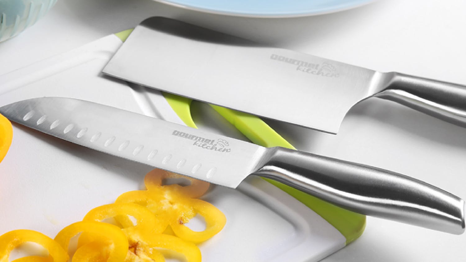 Gourmet Kitchen Stainless Steel Knife Set 2pcs.