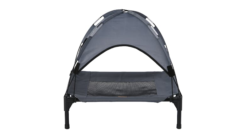 Charlie's Hammock Pet Bed w/ Sun Shade Medium - Grey