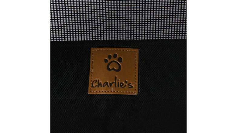 Charlie's Hammock Pet Bed w/ Sun Shade Medium - Black