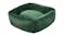 Charlie's "Ascher" Plush Square Caudroy Pet Bed Medium - Green