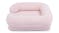 Charlie's Teddy Fleece Ultra-Soft Memory Foam Pet Sofa Medium - Pink