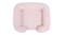 Charlie's Teddy Fleece Ultra-Soft Memory Foam Pet Sofa Medium - Pink