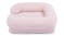 Charlie's Teddy Fleece Ultra-Soft Memory Foam Pet Sofa Large - Pink