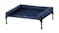 Charlie's levated Hammock Pet Bed w/ Bolster Support Medium - Blue