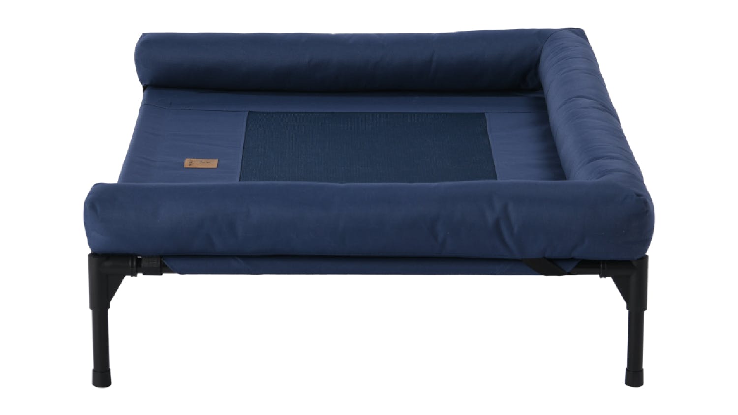 Charlie's levated Hammock Pet Bed w/ Bolster Support Large - Blue