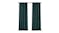 Cadence & Co. "Byron" Matte Velvet Blackout Curtain Twin Pack 180 x 223cm - Green