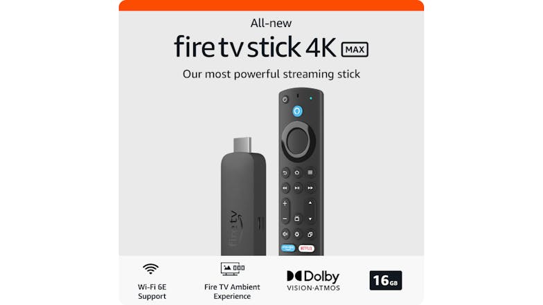 Amazon Fire TV Stick (2nd Gen) 4K Max Streaming Device with Remote