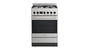 Haier 60cm Catalytic Dual Fuel Freestanding Oven with Gas Cooktop - Stainless Steel (HOR60S9MSX1)