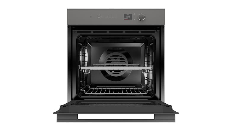 Fisher & Paykel 60cm Pyrolytic 16 Function Built-In Oven - Grey Glass (Series 7/OB60SM16PLG1)