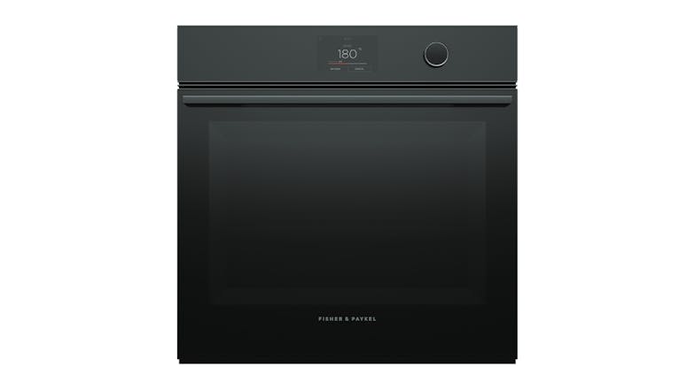 Fisher & Paykel 60cm Pyrolytic 16 Function Built-In Oven - Black Glass (Series 9/OB60SMPTDB1)