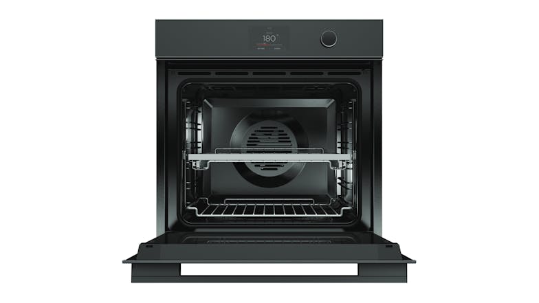 Fisher & Paykel 60cm Pyrolytic 16 Function Built-In Oven - Black Glass (Series 9/OB60SMPTDB1)