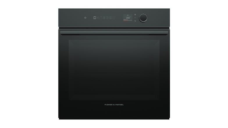 Fisher & Paykel 60cm Pyrolytic 11 Function Built-In Oven - Black Glass (Series 7/OB60SM11PLB1)