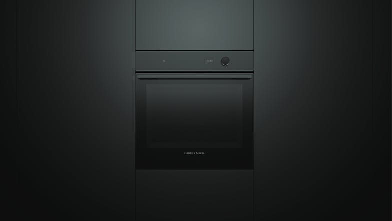 Fisher & Paykel 60cm Pyrolytic 16 Function Built-In Oven - Black Glass (Series 7/OB60SM16PLB1)