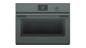 Fisher & Paykel 38L Combination Built-In Microwave Oven - Grey Glass (Series 9/OM60NMTDG1)