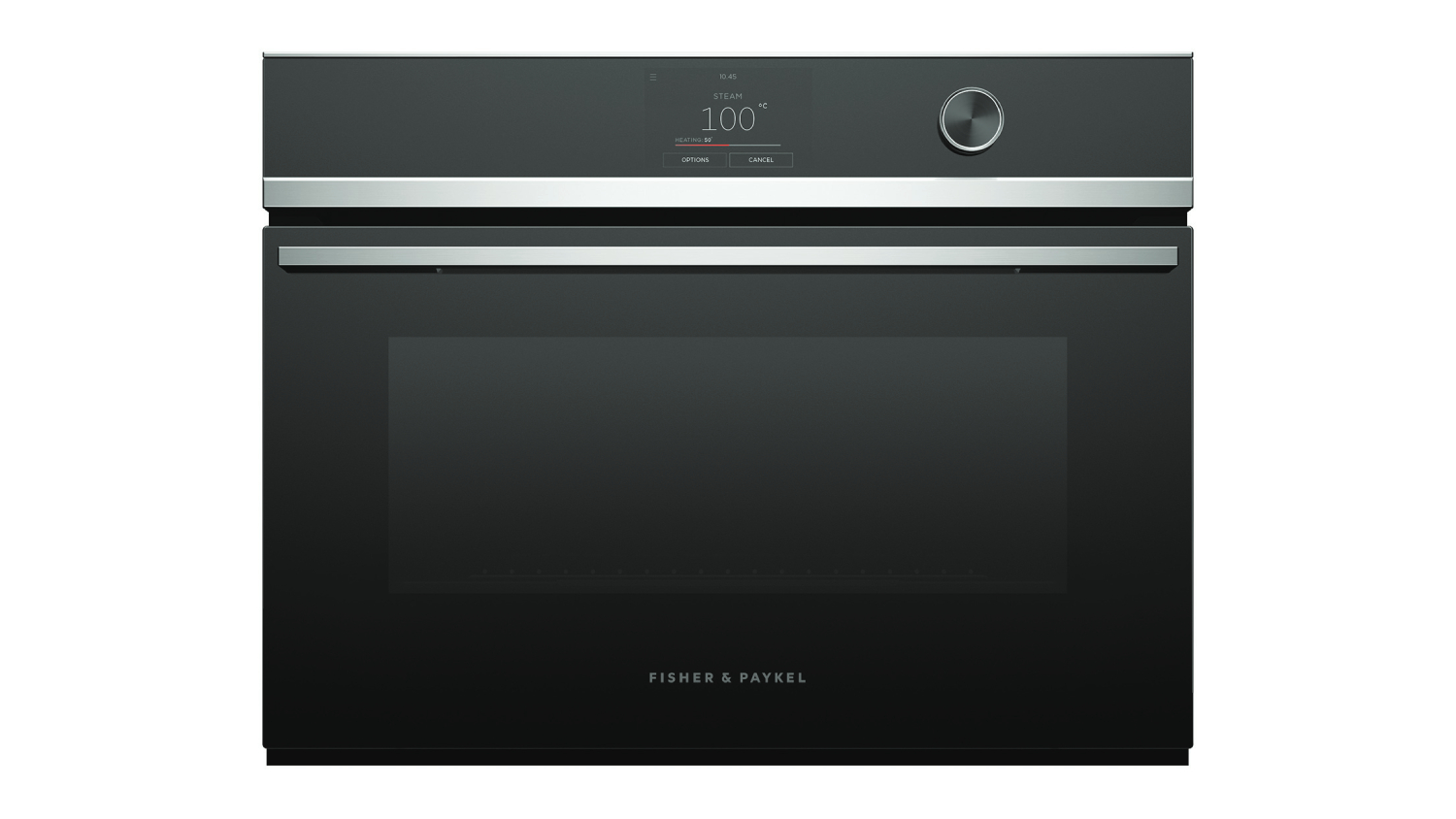 Fisher & Paykel 60cm Built-In Compact Steam Oven with 23 Functions - Stainless Steel (Series 9/OS60NDTDX1)