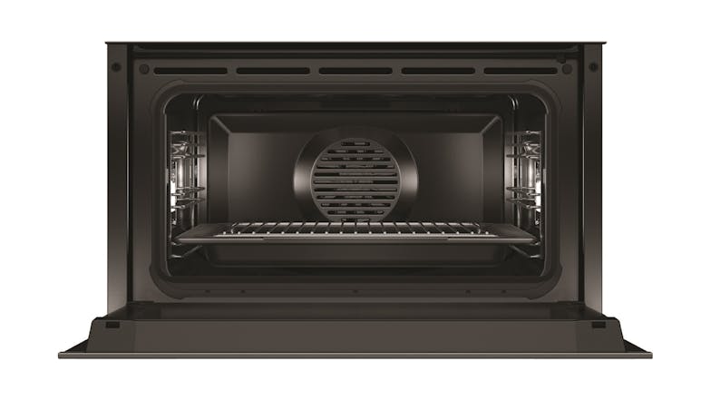 Fisher & Paykel 60cm Steam Clean 23 Function Built-In Compact Oven - Grey Glass (Series 9/OS60NMTDG1)