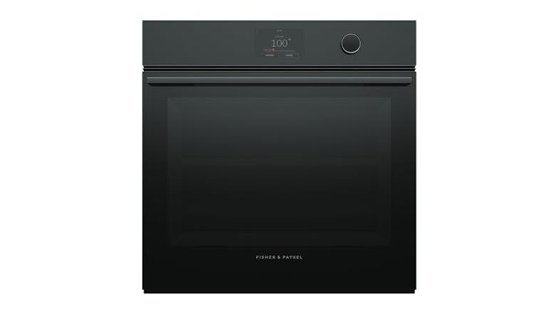 Fisher & Paykel 60cm Steam Clean 23 Function Built-In Oven - Black Glass (Series 11/OS60SMTDB1)