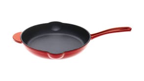 Gourmet Kitchen Cast Iron Frypan 26cm - Cherry Red