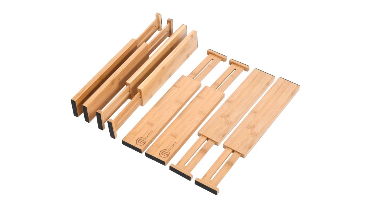 TAKARA Expandable Drawer Dividers 8pcs. Small