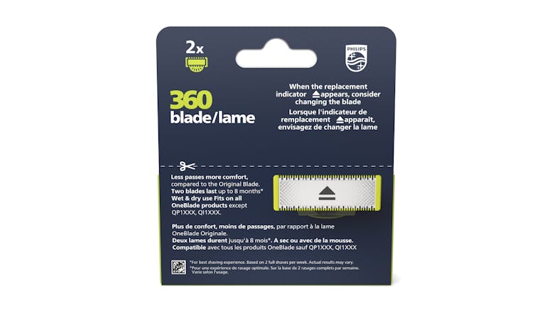 Philips OneBlade 360 Replacement Blade - 2 Pack (QP420/50)