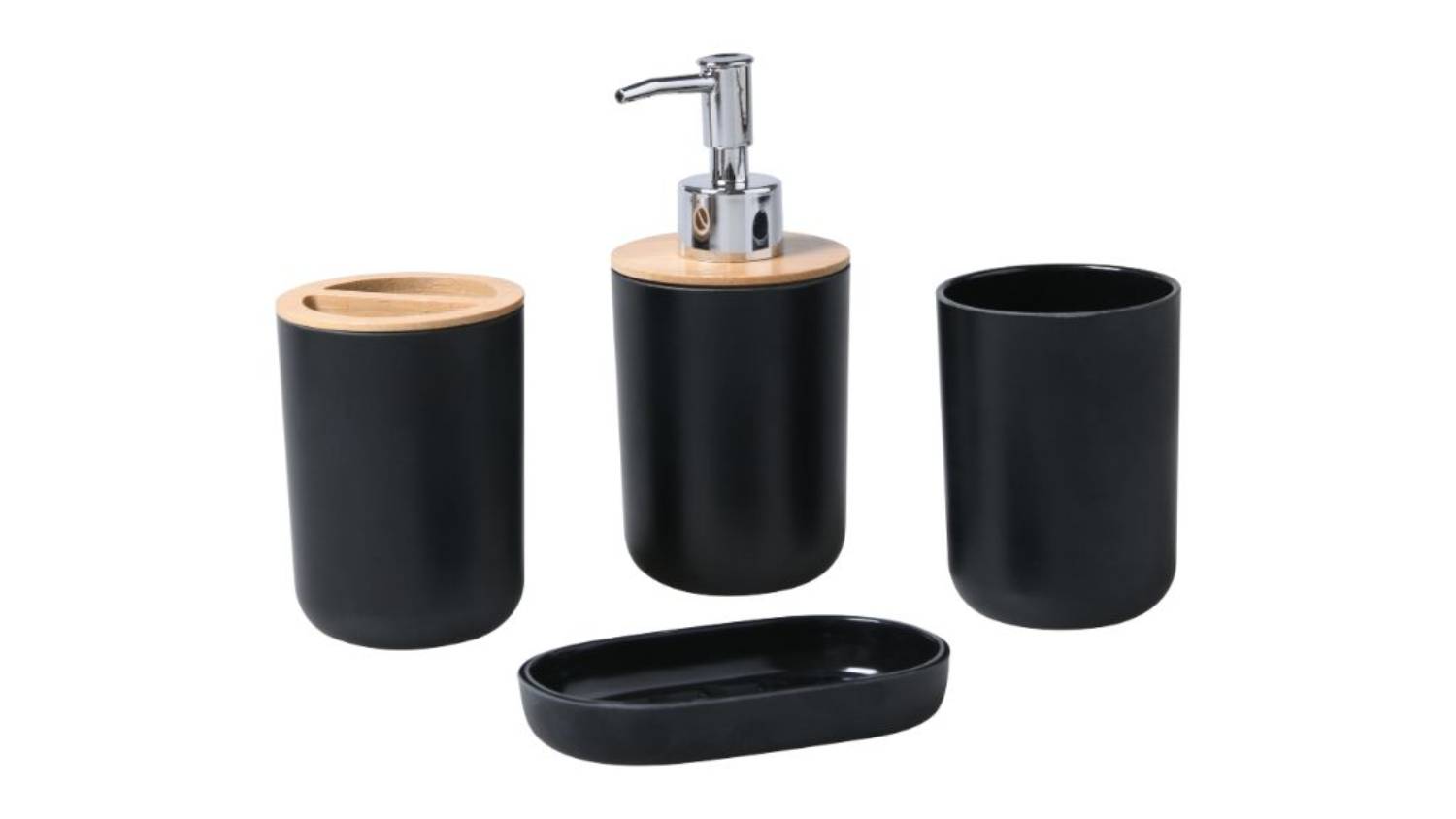 TAKARA "Takae" Bathroom Vanity Set - Black