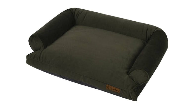 Charlie's "Ripley" Corduroy Pet Sofa Small - Green