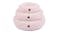 Charlie's Teddy Fleece Round Pet Bed Medium - Pink