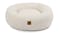 Charlie's Teddy Fleece Round Pet Bed Small - Cream