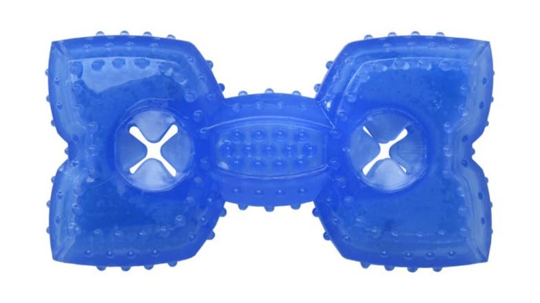 Charlie's Freezy Bone Dog Toy - Blue