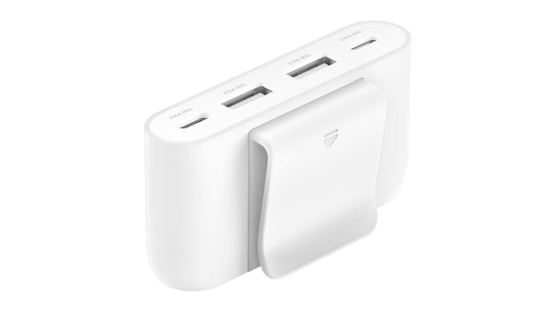 Belkin BoostUp Charge 4-in-1 Multiport Power Extender with 30W Power Delivery - White