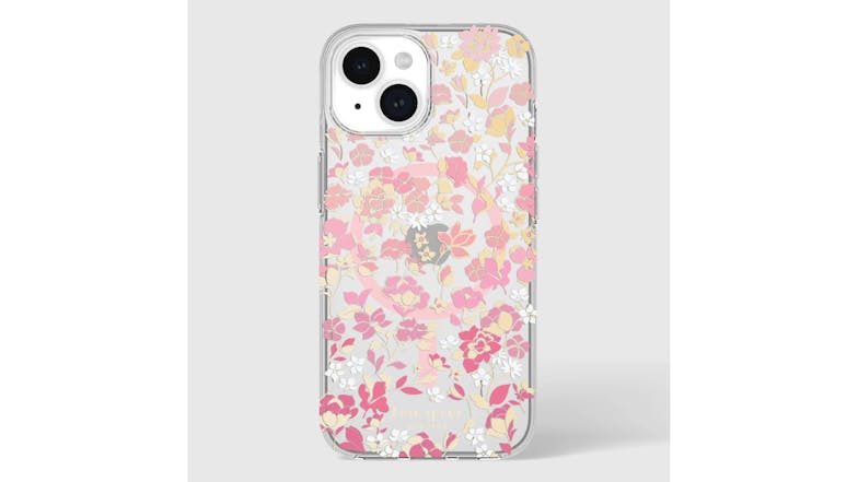 Kate Spade New York Protective Case with MagSafe for iPhone 15 - Flowerbed