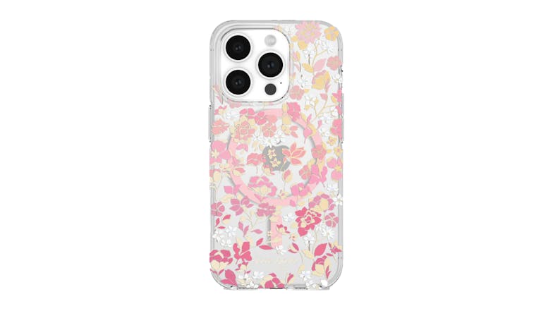 Kate Spade New York Protective Case with MagSafe for iPhone 15 Pro - Flowerbed