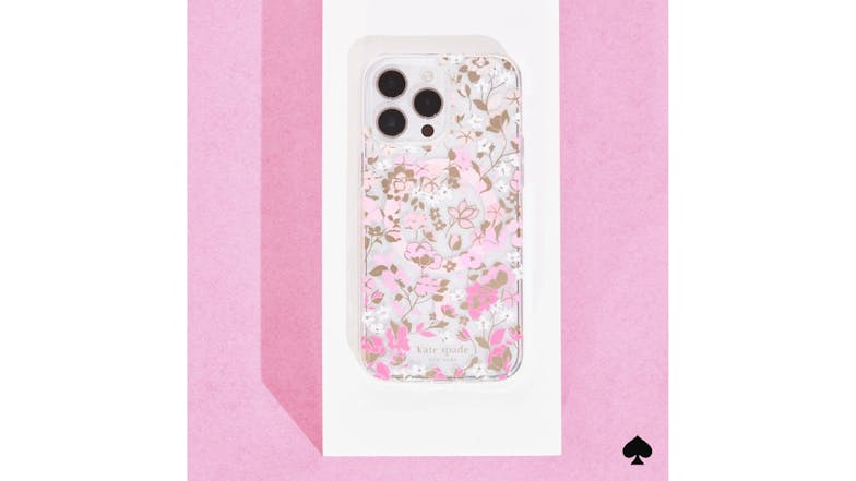 Kate Spade New York Protective Case with MagSafe for iPhone 15 Pro Max - Flowerbed