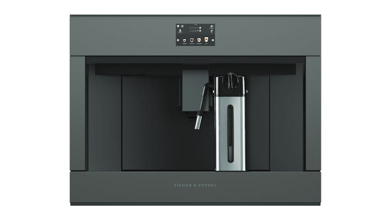 Fisher & Paykel 60cm Built-In Coffee Machine - Grey Glass (Series 9/EB60MSG1)