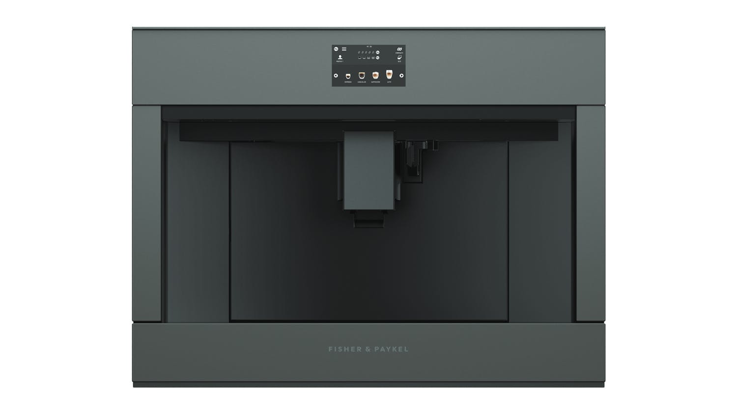 Fisher & Paykel 60cm Built-In Coffee Machine - Grey Glass (Series 9/EB60MSG1)