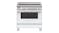 Fisher & Paykel 90cm Pyrolytic Freestanding Oven with Induction Cooktop - White (Series 9/OR90SCI6W1)