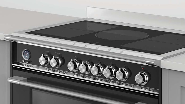 Fisher & Paykel 90cm Pyrolytic Freestanding Oven with Induction Cooktop - White (Series 9/OR90SCI6W1)